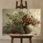 Premium Wall Art Yatay Html Edition – BEDROOMNW02002 displayed on a studio easel