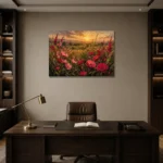 Premium Wall Art Yatay Html Edition – BEDROOMNW02003 displayed in a contemporary gallery-inspired room