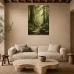 Premium Wall Art Dikey Html Edition – BEDROOMNW02004 presented in a sophisticated home setting