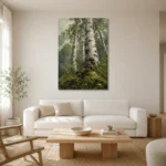 Premium Wall Art Dikey Html Edition – BEDROOMNW02005 styled in a refined neutral interior