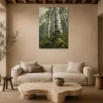 Premium Wall Art Dikey Html Edition – BEDROOMNW02005 presented in a sophisticated home setting