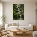 Premium Wall Art Dikey Html Edition – BEDROOMNW02006 styled in a refined neutral interior