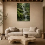 Premium Wall Art Dikey Html Edition – BEDROOMNW02006 presented in a sophisticated home setting