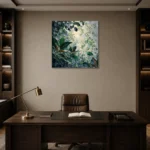 Premium Wall Art Kare Html Edition – BEDROOMNW02007 displayed in a contemporary gallery-inspired room
