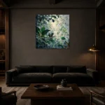 Premium Wall Art Kare Html Edition – BEDROOMNW02007 shown in a warm modern interior