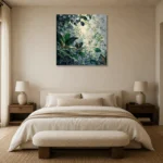 Premium Wall Art Kare Html Edition – BEDROOMNW02007 showcased in an elegant minimalist interior