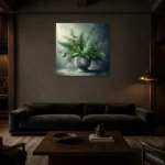 Premium Wall Art Kare Html Edition – BEDROOMNW02008 shown in a warm modern interior