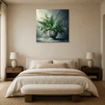 Premium Wall Art Kare Html Edition – BEDROOMNW02008 showcased in an elegant minimalist interior