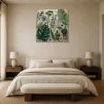 Premium Wall Art Kare Html Edition – BEDROOMNW02009 showcased in an elegant minimalist interior