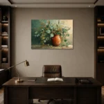 Premium Wall Art Yatay Html Edition – BEDROOMNW02011 displayed in a contemporary gallery-inspired room