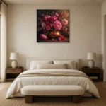 Premium Wall Art Kare Html Edition – BEDROOMNW02017 showcased in an elegant minimalist interior