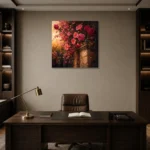 Premium Wall Art Kare Html Edition – BEDROOMNW02018 displayed in a contemporary gallery-inspired room