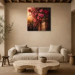 Premium Wall Art Kare Html Edition – BEDROOMNW02018 presented in a sophisticated home setting