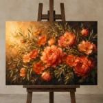 Premium Wall Art Yatay Html Edition – BEDROOMNW02019 displayed on a studio easel