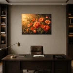 Premium Wall Art Yatay Html Edition – BEDROOMNW02019 displayed in a contemporary gallery-inspired room