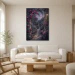 Premium Wall Art Dikey Html Edition – BEDROOMNW02024 styled in a refined neutral interior