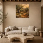Premium Wall Art Kare Html Edition – BEDROOMNW02028 presented in a sophisticated home setting