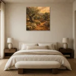 Premium Wall Art Kare Html Edition – BEDROOMNW02028 showcased in an elegant minimalist interior