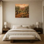 Premium Wall Art Kare Html Edition – BEDROOMNW02030 showcased in an elegant minimalist interior