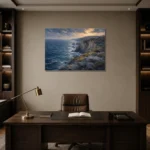 Premium Wall Art Yatay Html Edition – BEDROOMNW02033 displayed in a contemporary gallery-inspired room