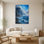 Premium Wall Art Dikey Html Edition – BEDROOMNW02034 styled in a refined neutral interior