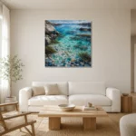 Premium Wall Art Kare Html Edition – BEDROOMNW02037 styled in a refined neutral interior