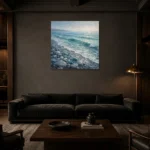 Premium Wall Art Kare Html Edition – BEDROOMNW02038 shown in a warm modern interior