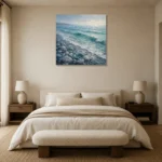 Premium Wall Art Kare Html Edition – BEDROOMNW02038 showcased in an elegant minimalist interior