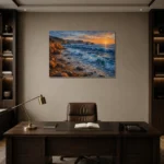 Premium Wall Art Yatay Html Edition – BEDROOMNW02041 displayed in a contemporary gallery-inspired room
