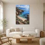 Premium Wall Art Dikey Html Edition – BEDROOMNW02045 styled in a refined neutral interior