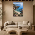 Premium Wall Art Dikey Html Edition – BEDROOMNW02045 presented in a sophisticated home setting