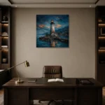 Premium Wall Art Kare Html Edition – BEDROOMNW02047 displayed in a contemporary gallery-inspired room