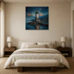 Premium Wall Art Kare Html Edition – BEDROOMNW02047 showcased in an elegant minimalist interior