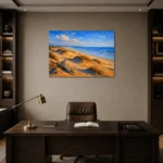 Premium Wall Art Yatay Html Edition – BEDROOMNW02050 displayed in a contemporary gallery-inspired room