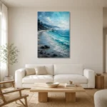 Premium Wall Art Dikey Html Edition – BEDROOMNW02052 styled in a refined neutral interior