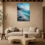 Premium Wall Art Dikey Html Edition – BEDROOMNW02052 presented in a sophisticated home setting