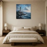 Premium Wall Art Kare Html Edition – BEDROOMNW02058 showcased in an elegant minimalist interior