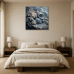 Premium Wall Art Kare Html Edition – BEDROOMNW02060 showcased in an elegant minimalist interior