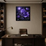 Premium Wall Art Kare Html Edition – BEDROOMNW02068 displayed in a contemporary gallery-inspired room