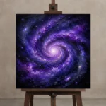 Premium Wall Art Kare Html Edition – BEDROOMNW02069 displayed on a studio easel