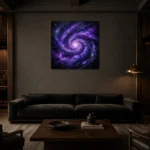 Premium Wall Art Kare Html Edition – BEDROOMNW02069 shown in a warm modern interior