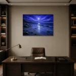 Premium Wall Art Yatay Html Edition – BEDROOMNW02072 displayed in a contemporary gallery-inspired room