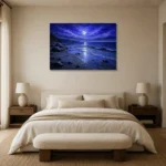 Premium Wall Art Yatay Html Edition – BEDROOMNW02072 showcased in an elegant minimalist interior