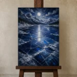 Premium Wall Art Dikey Html Edition – BEDROOMNW02084 displayed on a studio easel