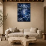 Premium Wall Art Dikey Html Edition – BEDROOMNW02084 presented in a sophisticated home setting
