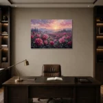 Premium Wall Art Yatay Html Edition – BEDROOMNW02091 displayed in a contemporary gallery-inspired room