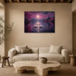 Premium Wall Art Yatay Html Edition – BEDROOMNW02093 presented in a sophisticated home setting