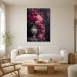 Premium Wall Art Dikey Html Edition – BEDROOMNW02096 styled in a refined neutral interior