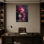 Premium Wall Art Dikey Html Edition – BEDROOMNW02096 displayed in a contemporary gallery-inspired room