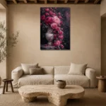 Premium Wall Art Dikey Html Edition – BEDROOMNW02096 presented in a sophisticated home setting